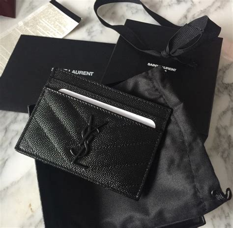 ysl mini wallet review|YSL wallet card holder.